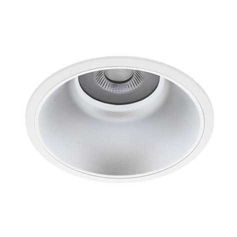 LYON 3 R 30W 4000Lm 3000K 60° IP44 DALI BLANC MAT - ARGENT