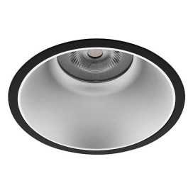 LYON 4 R 40W 5120Lm 4000K 60° IP44 DALI NOIR MAT - ARGENT