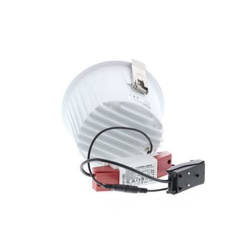LYON 4 R 40W 5120Lm 4000K 60° IP44 BLANC MAT - ARGENT