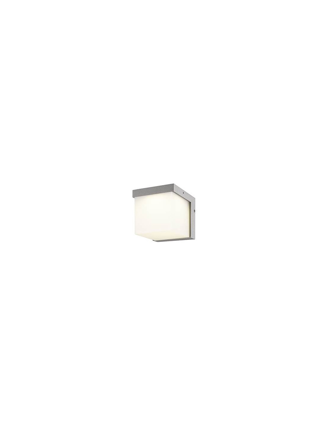 LUXI 139 3,8W 400Lm 3000K 114° IP54 GRIS ARGENT
