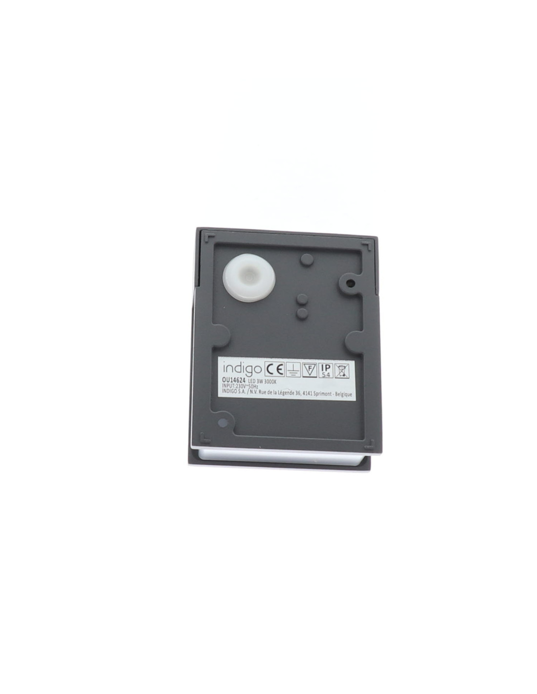 LUXI 120 S 3W 320Lm 3000K 170° IP54 ANTHRACITE