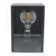 KADRO E27 MAX8W ECO/LED IP44 ANTHRACITE