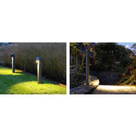 LUXI 100 S P 7W 660Lm 3000K 95° IP54 ANTHRACITE