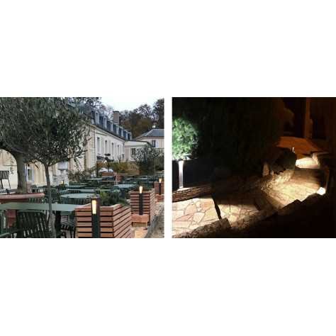 AMONT 7W 750Lm 3000K 60° IP54 ANTHRACITE - DORE