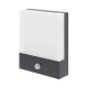 LUXI 45 SENSOR 6W 660Lm 3000K 120° IP54 ANTHRACITE