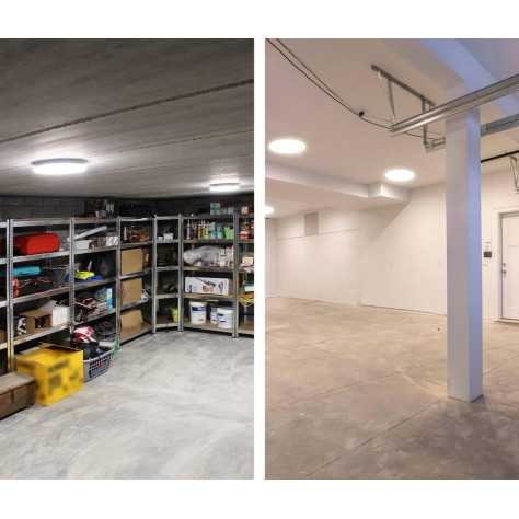 ORKI SENSOR 18W 2730Lm IP54 BLANC