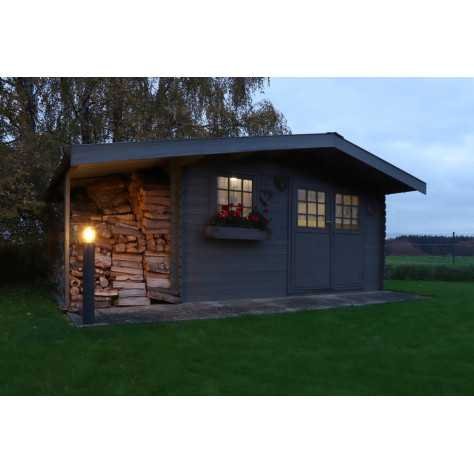 RONDO P E27 MAX18W IP54 ANT. + VERRE CLAIR