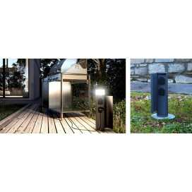 AVI 1 4W 475Lm 3000K IP44 ANTHRACITE 2