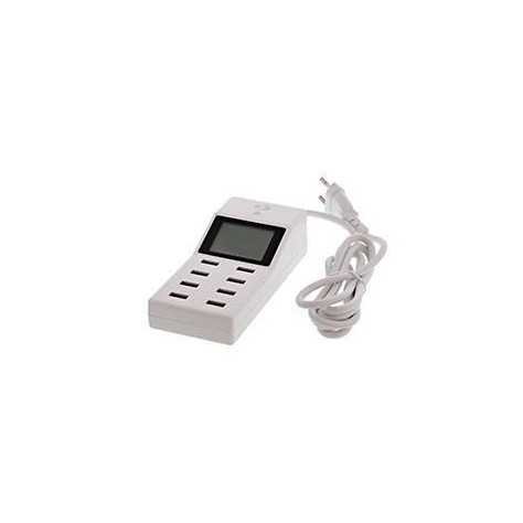 CHARGEUR MULTI USB (8 PORTS) BLANC