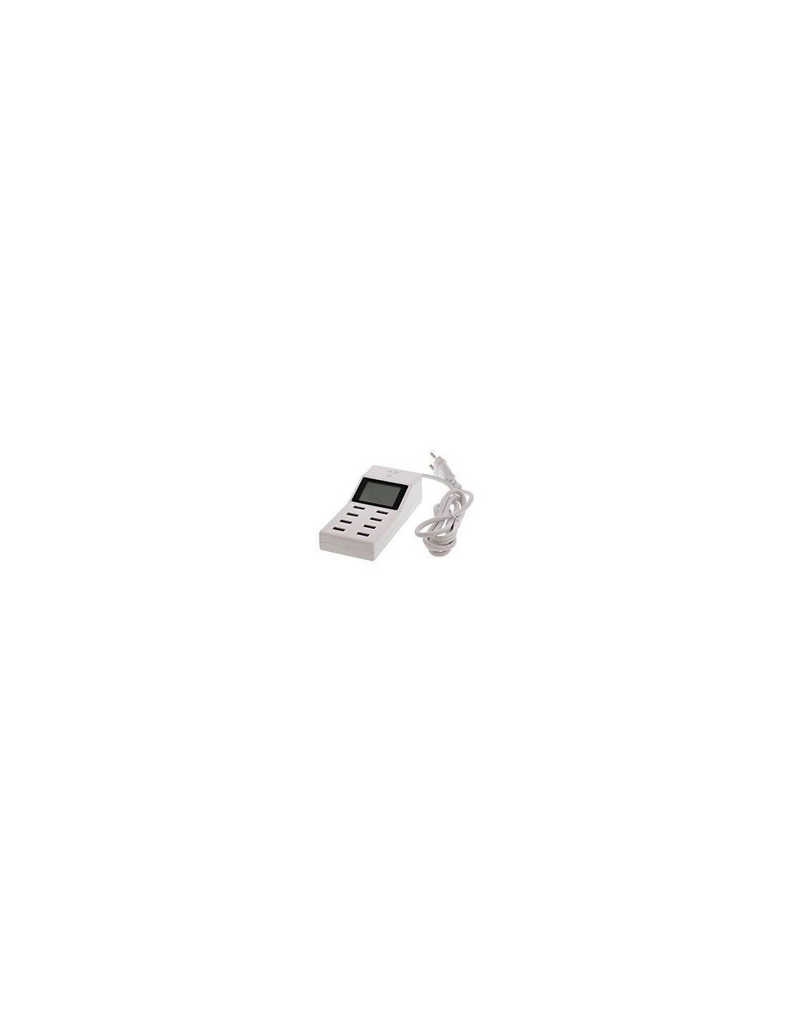 CHARGEUR MULTI USB (8 PORTS) BLANC