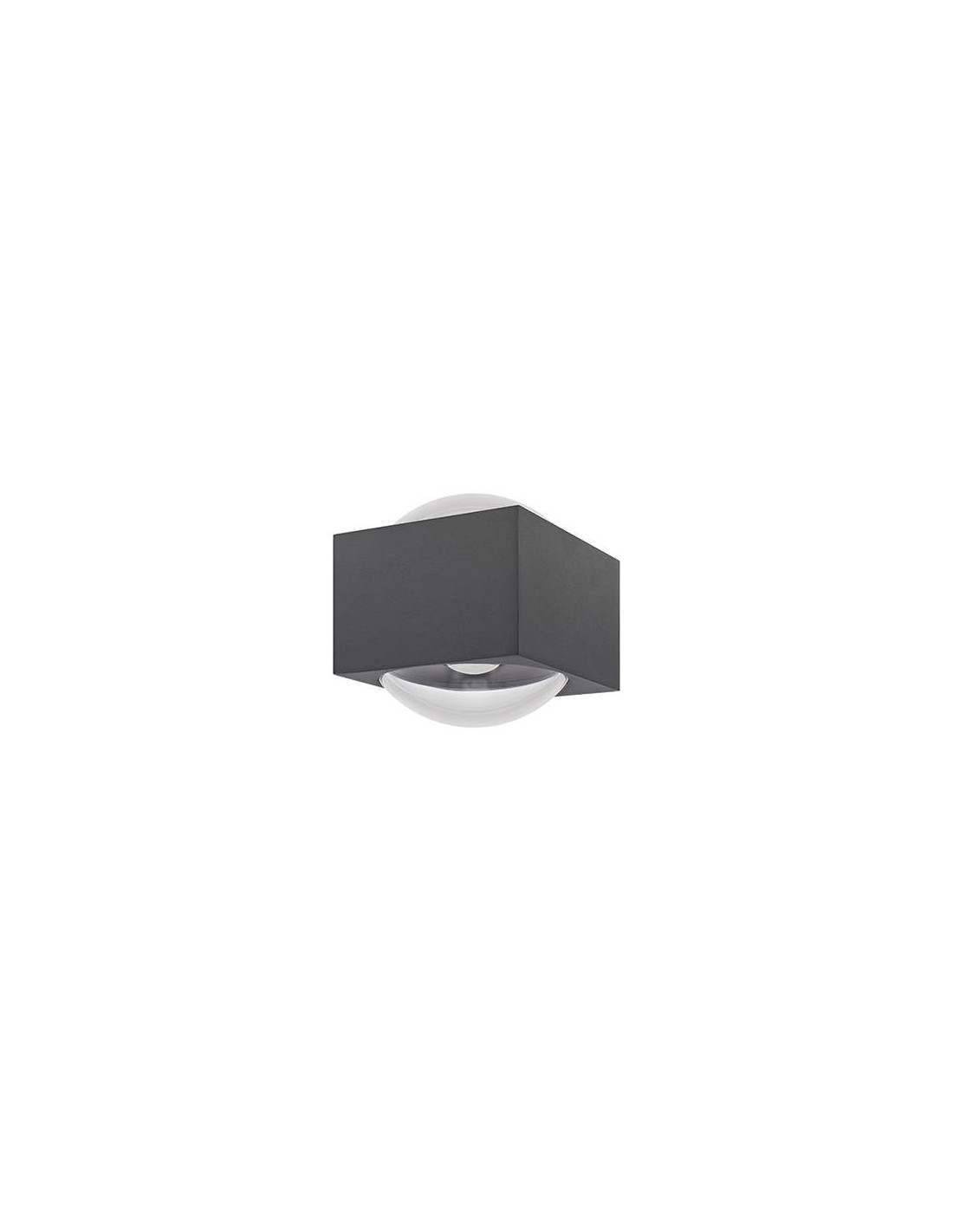 KOS 2 S 2x6W 2x685Lm 3000K IP65 ANTHRACITE