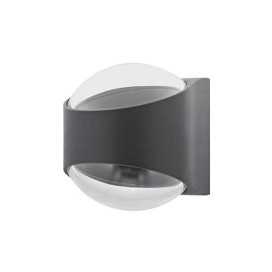 KOS 2 R 2x6W 2x685Lm 3000K IP65 ANTHRACITE