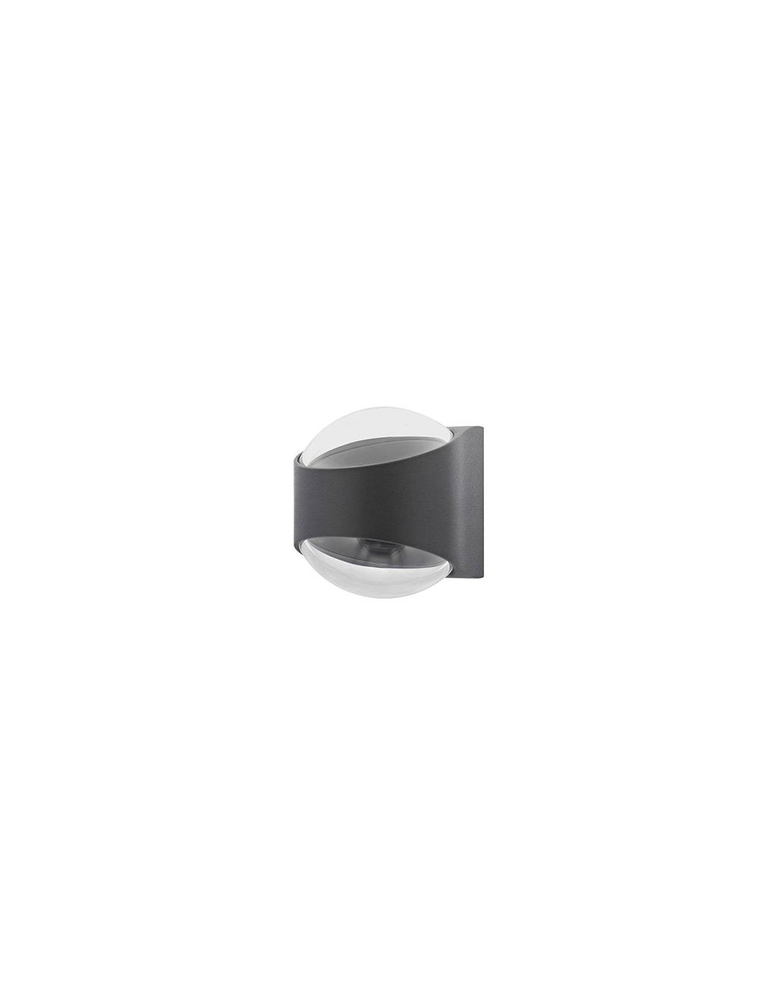 KOS 2 R 2x6W 2x685Lm 3000K IP65 ANTHRACITE