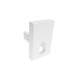EMBOUTS PERCES 2PC BLANC MAT