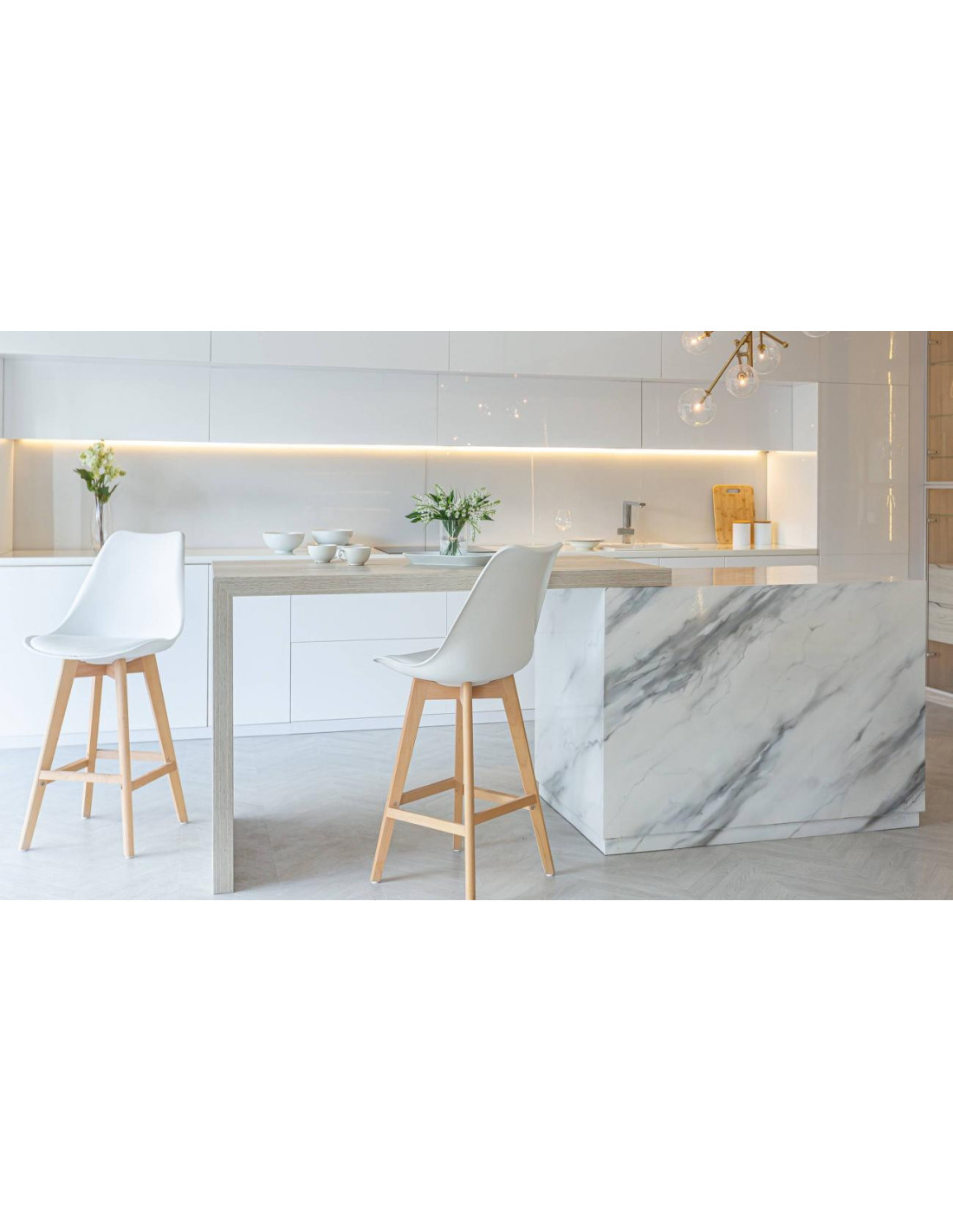 EMBOUTS PERCES 2PC BLANC MAT