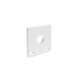 EMBOUTS PERCES 2PC BLANC MAT