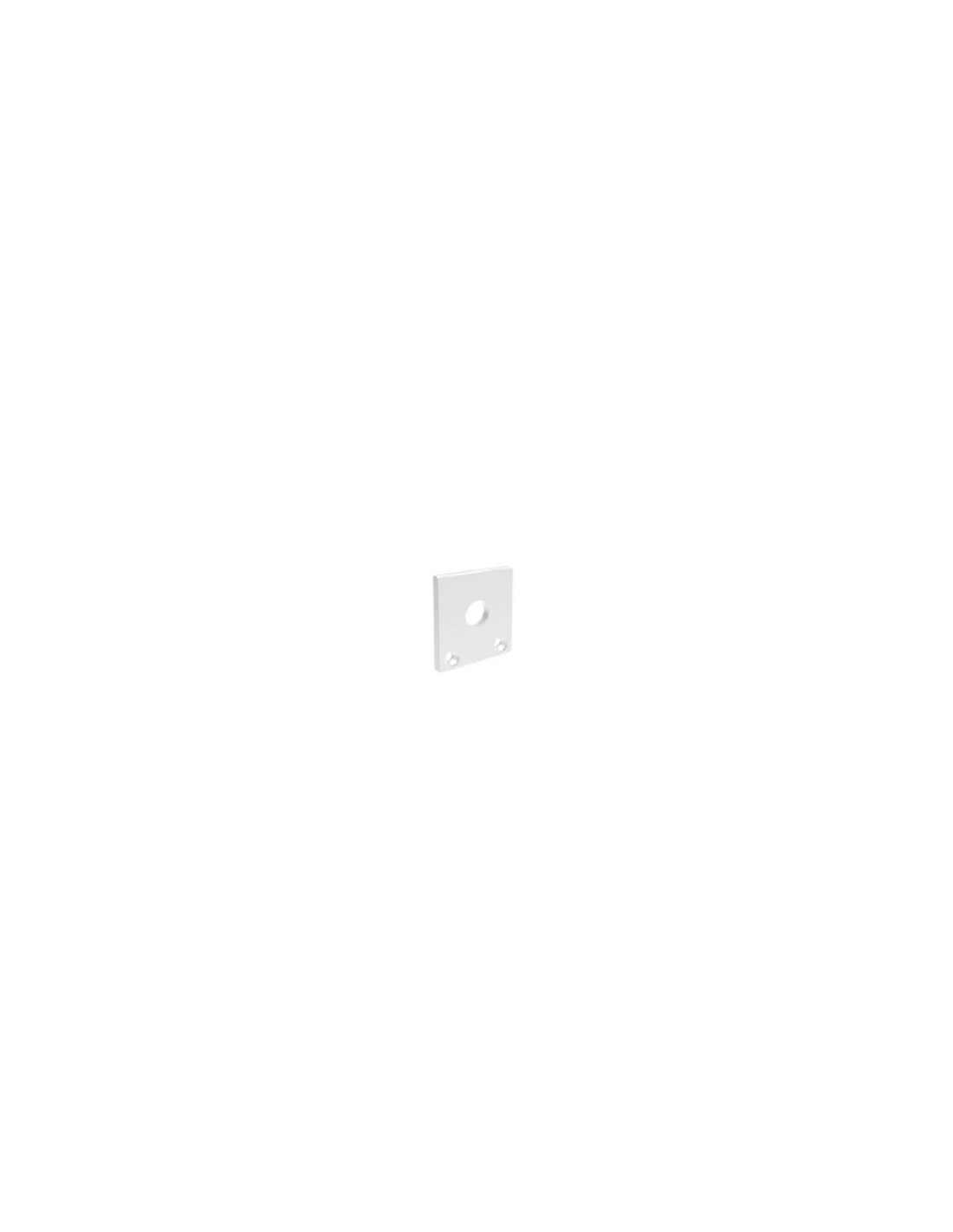 EMBOUTS PERCES 2PC BLANC MAT
