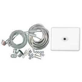 KIT SUSPENSION L:2000mm BLANC MAT