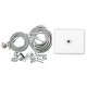 KIT SUSPENSION L:2000mm BLANC MAT