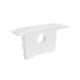 EMBOUTS PERCES 2PC BLANC MAT