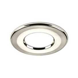 BAGUE DE FINITION RONDE 90mm ACIER BROSSÉ