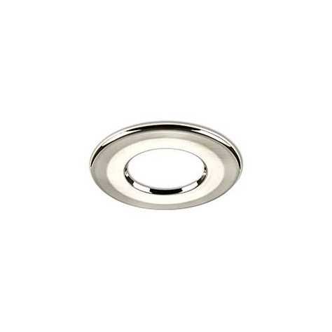 BAGUE DE FINITION RONDE 90mm ACIER BROSSÉ