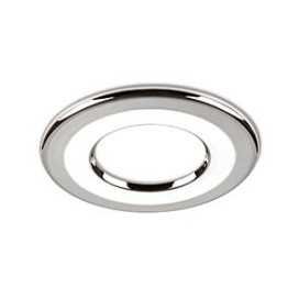BAGUE DE FINITION RONDE 90mm CHROME