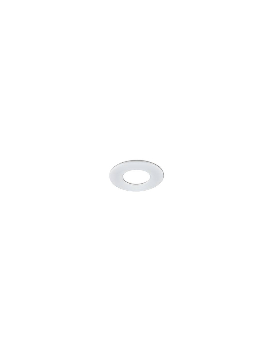 BAGUE DE FINITION RONDE 90mm BLANC MAT
