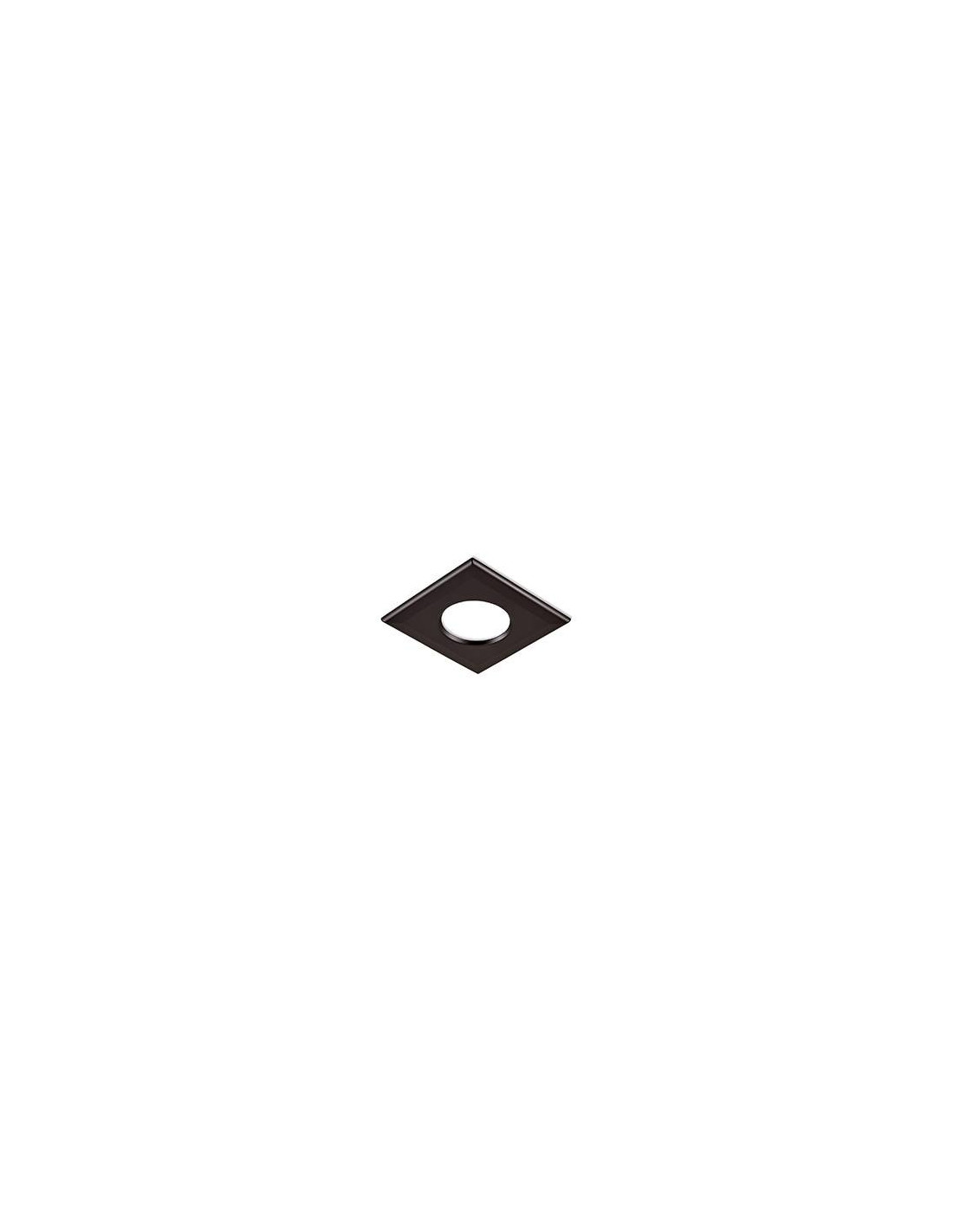 BAGUE DE FINITION CARREE 90x90mm NOIR MAT