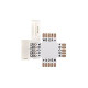 CONNECTEUR X RGBW BLANC