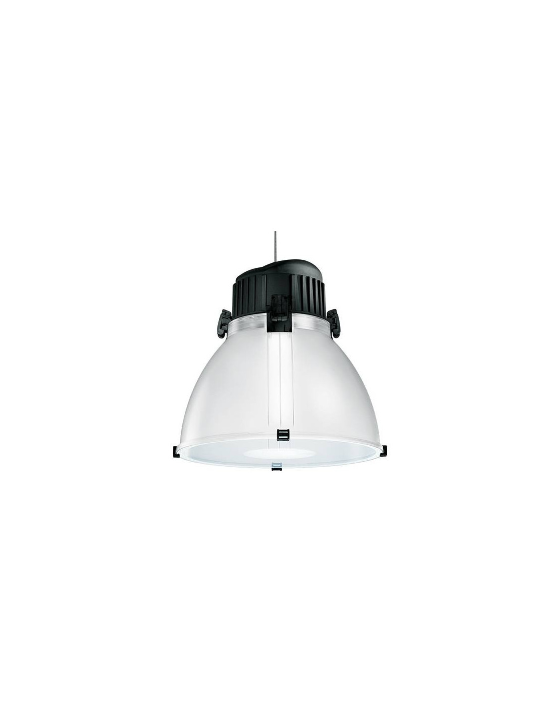 ZEP 400 E27 MAX100W/23W HE/FBT/ECO IP44 NOIR - TRANSLUCIDE