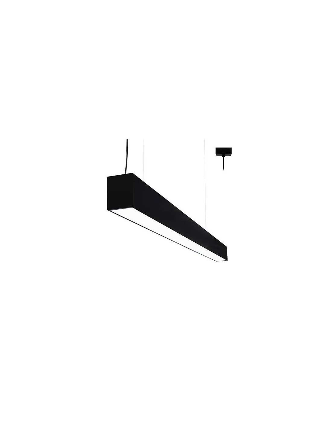 SULLY P 26W 3700Lm 4000K IP20 DALI NOIR MAT