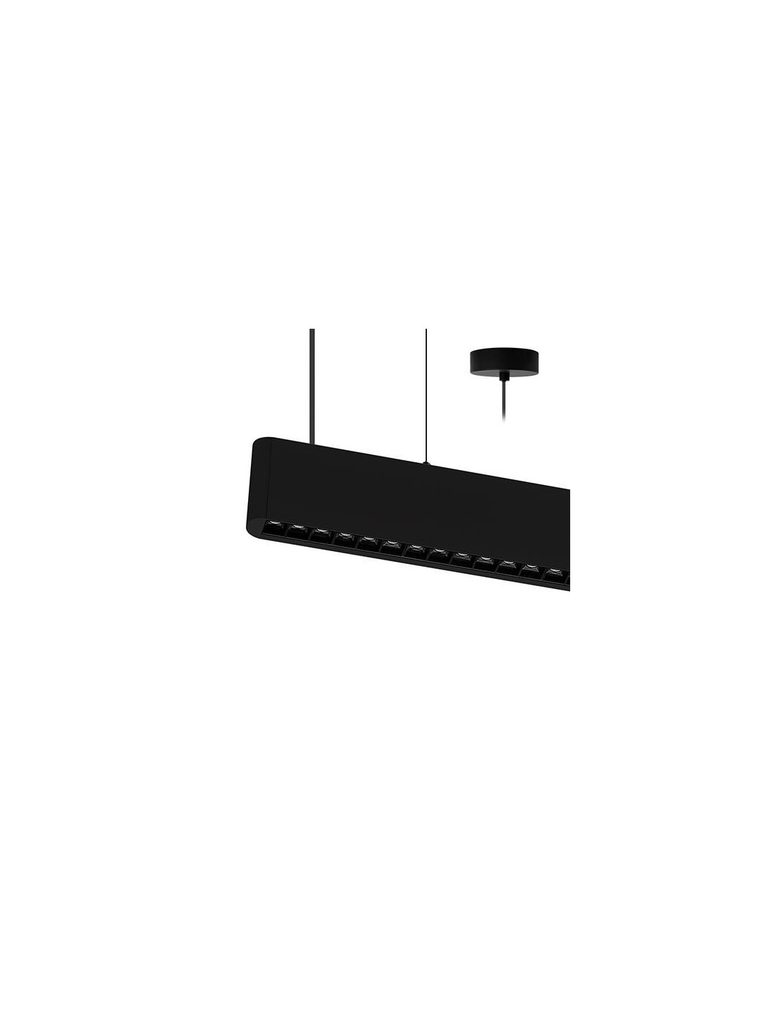 TOMY 2 P 2x36W 4100+3800Lm 36+100° NOIR MAT