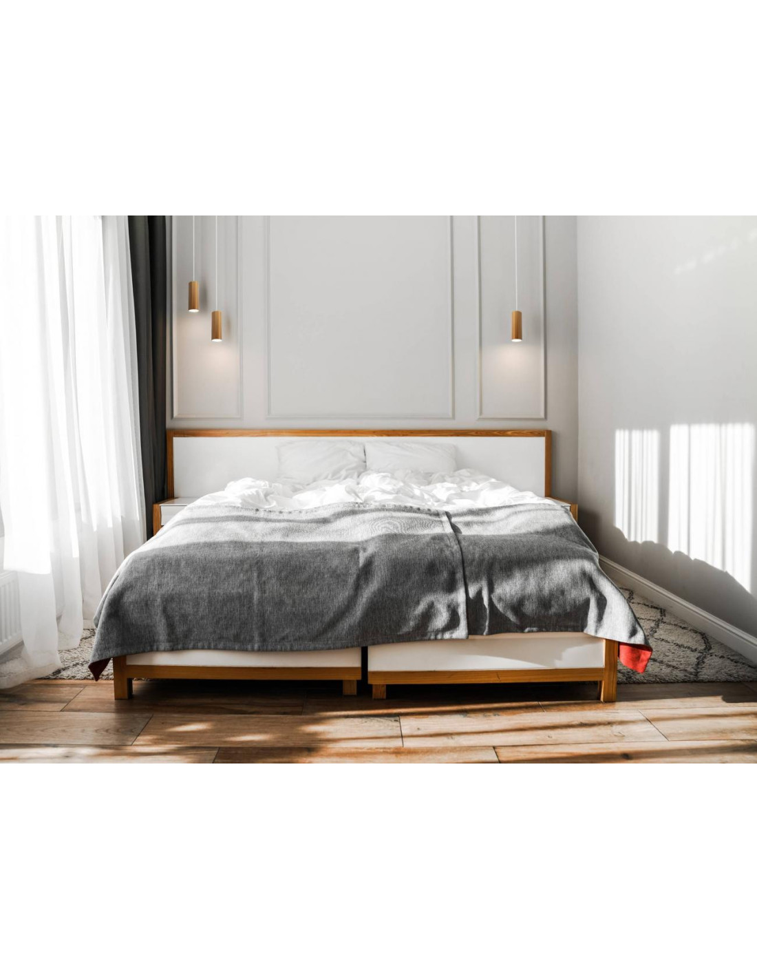 OKTO P GU10 MAX10W PAR16 NOIR MAT - OR ROSE