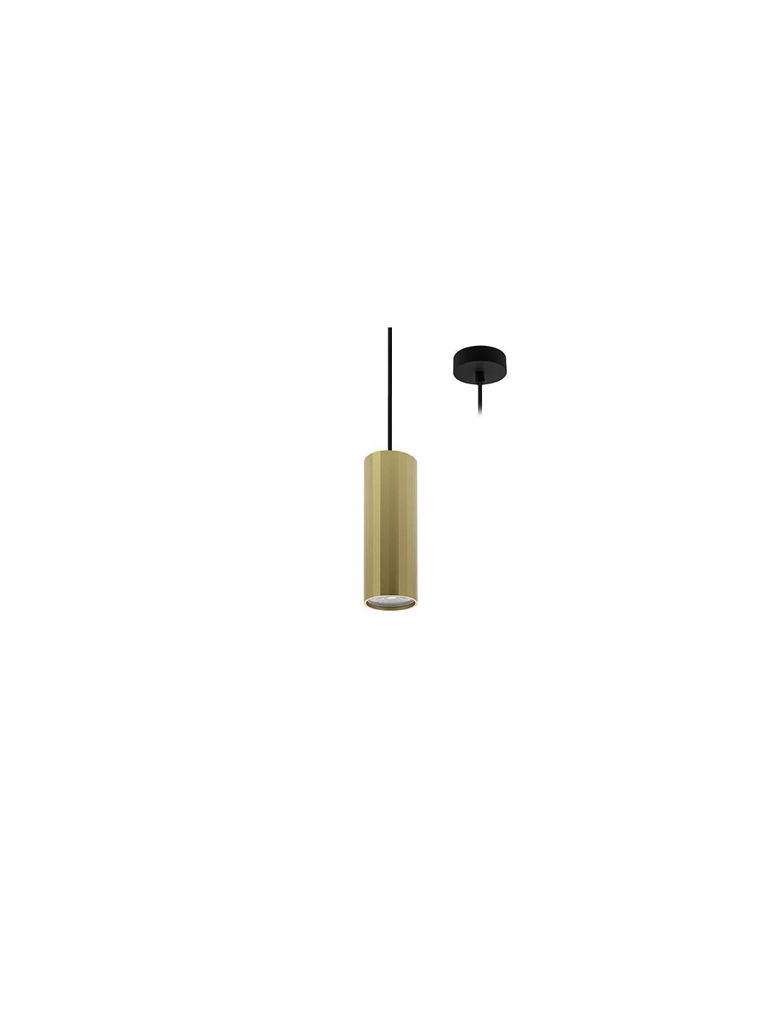 OKTO P GU10 MAX10W PAR16 NOIR MAT - CHAMPAGNE
