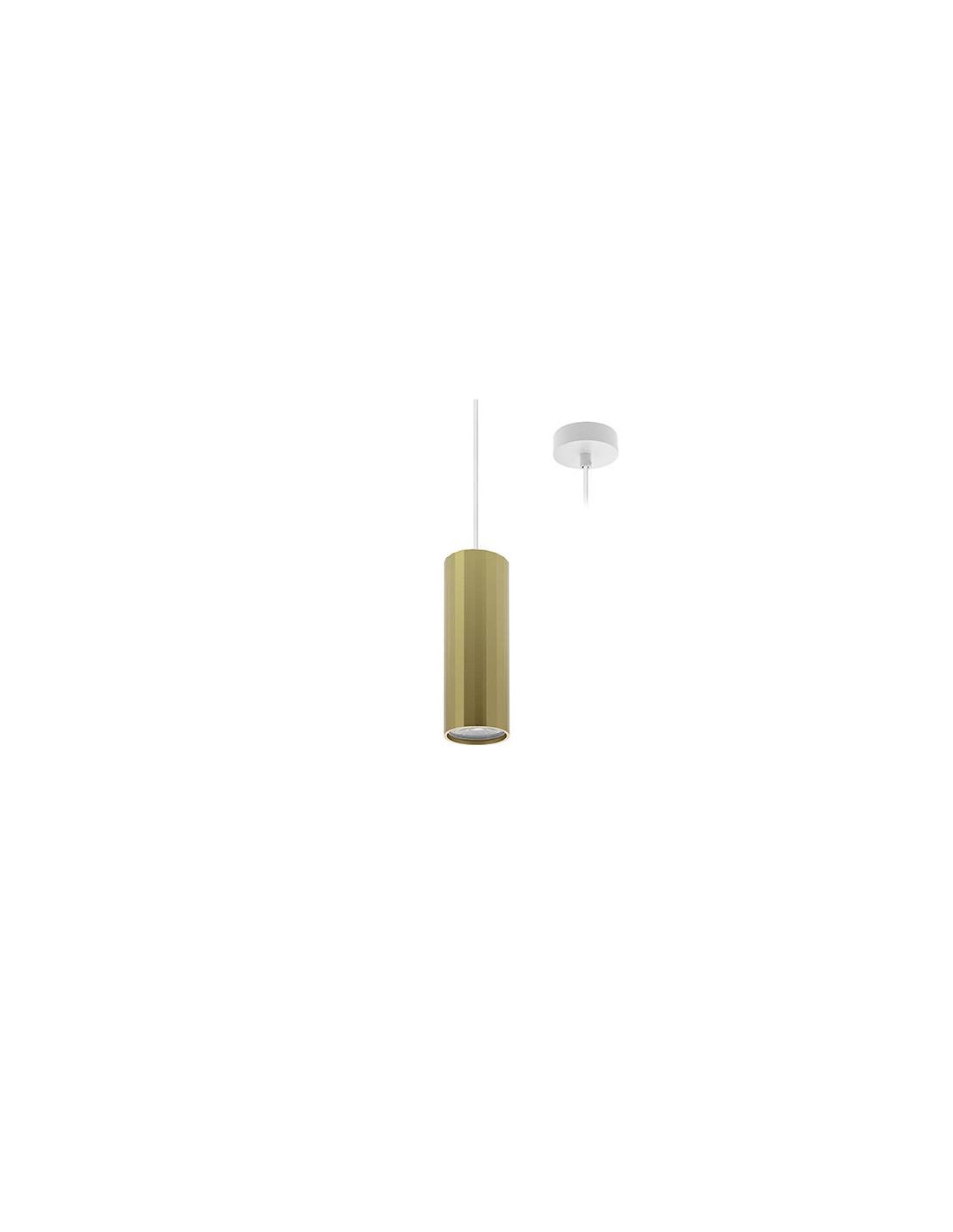 OKTO P GU10 MAX10W PAR16 BLANC MAT - CHAMPAGNE