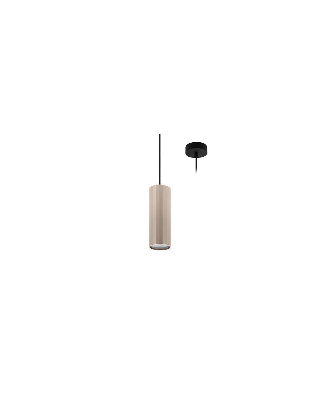 OKTO P GU10 MAX10W PAR16 NOIR MAT - ROSE