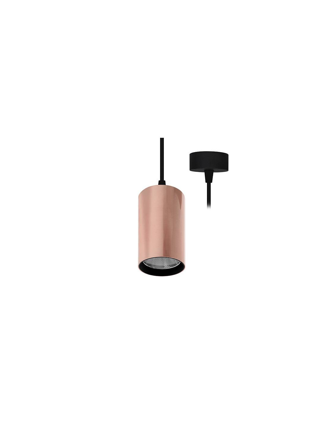 JACK 3 P 25W 2810Lm 60° DIM NOIR MAT - OR ROSE