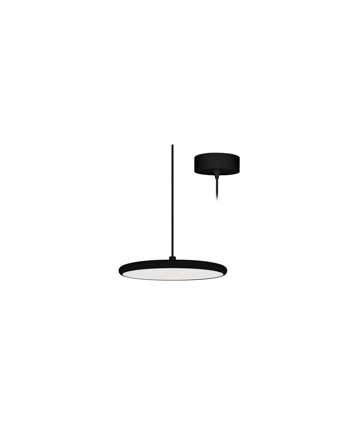 HELLO 2 P 18W 2160Lm 3000K 110° DIM NOIR MAT
