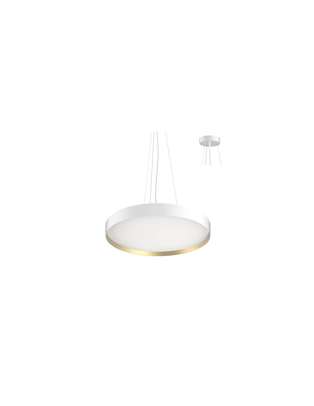 NOVA CSP 2 P 40W 120° BLANC MAT - DORÉ
