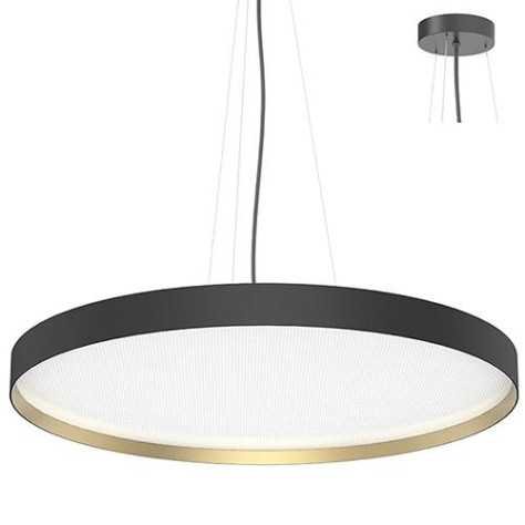 NOVA CSP 3 P 68W 120° NOIR MAT - DORÉ