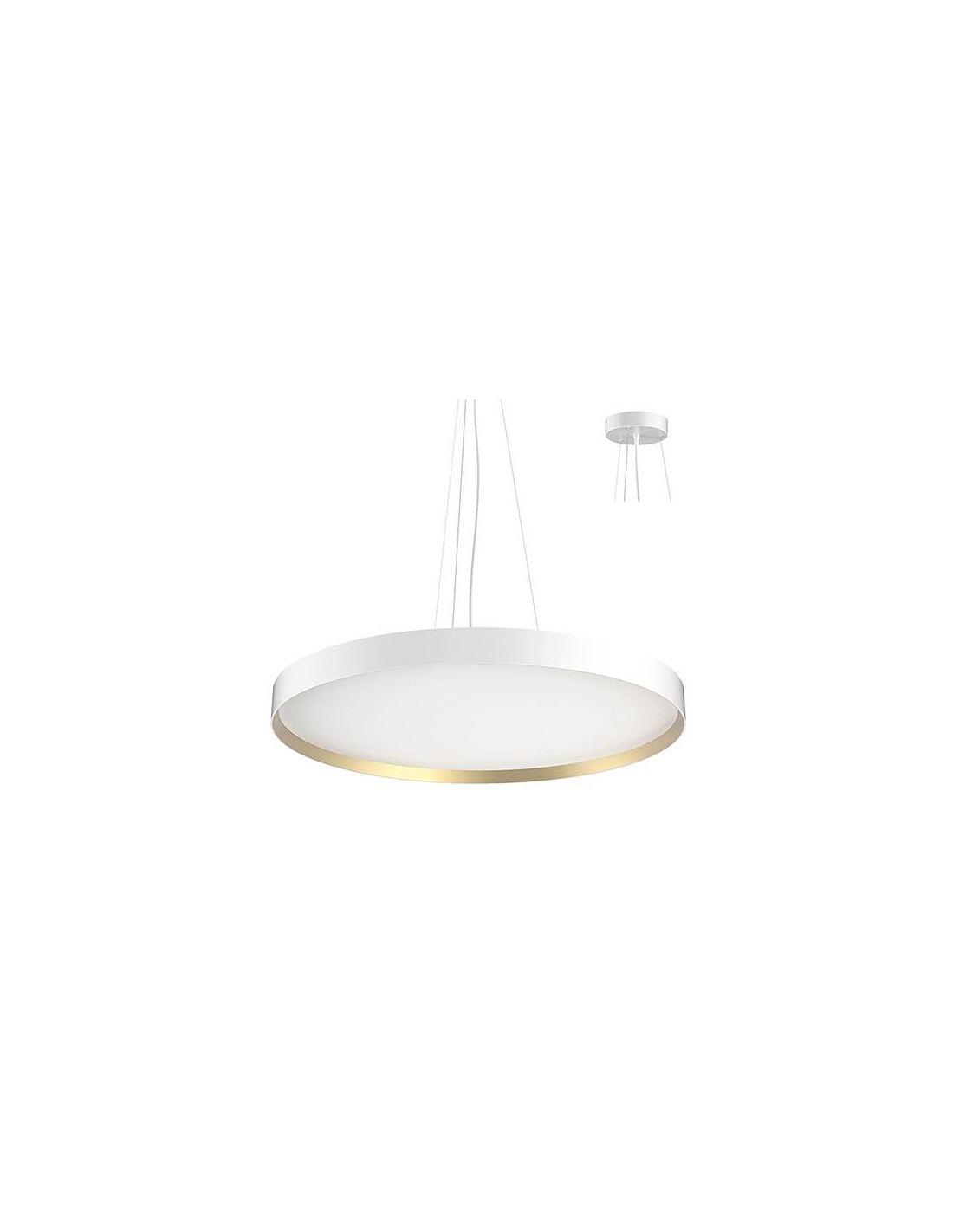 NOVA CSP 3 P 68W 120° BLANC MAT - DORÉ