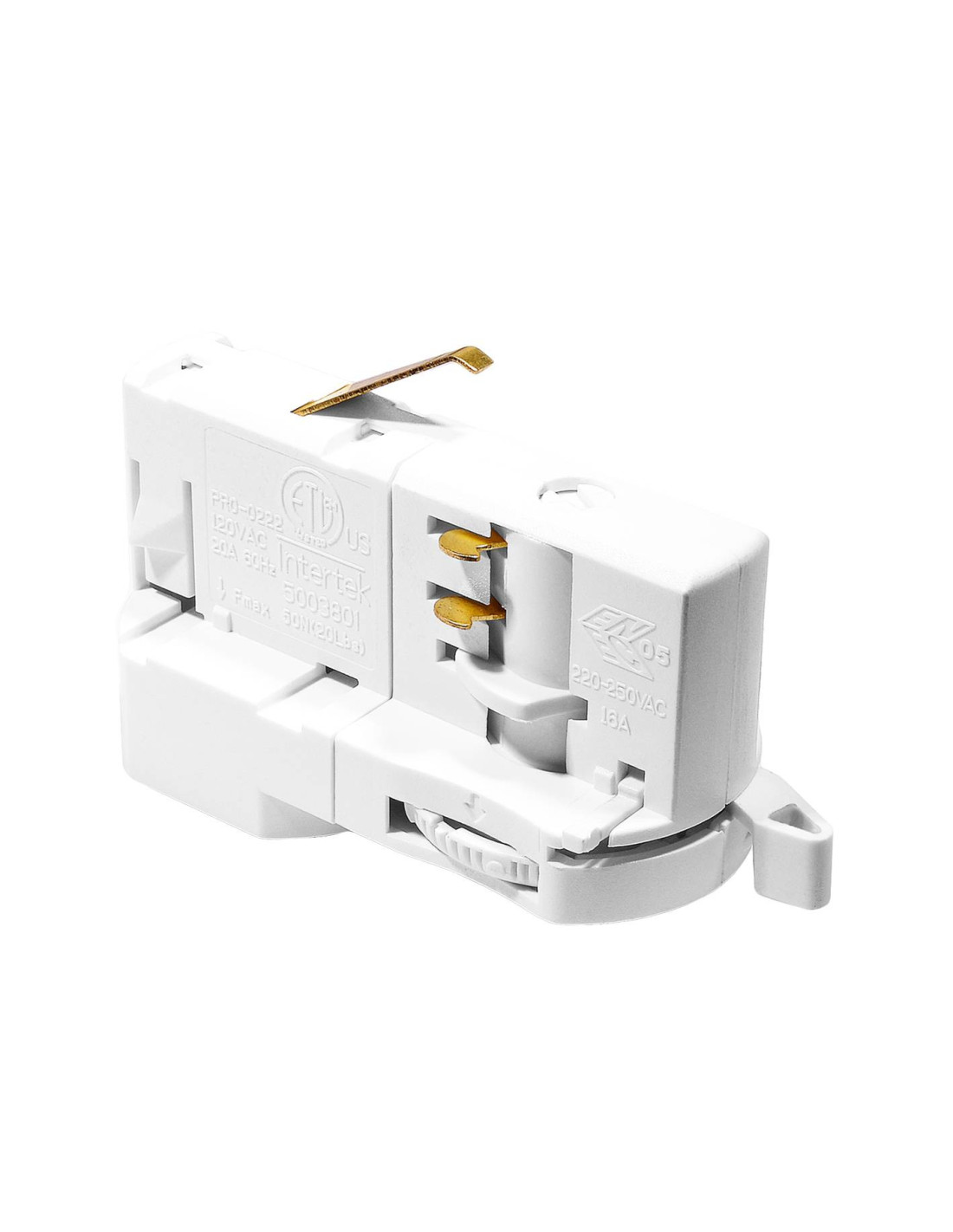 ADAPTATEUR 10A MAX 5KG BLANC