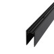 TRACK 48VDC SURFACE L:100cm NOIR MAT
