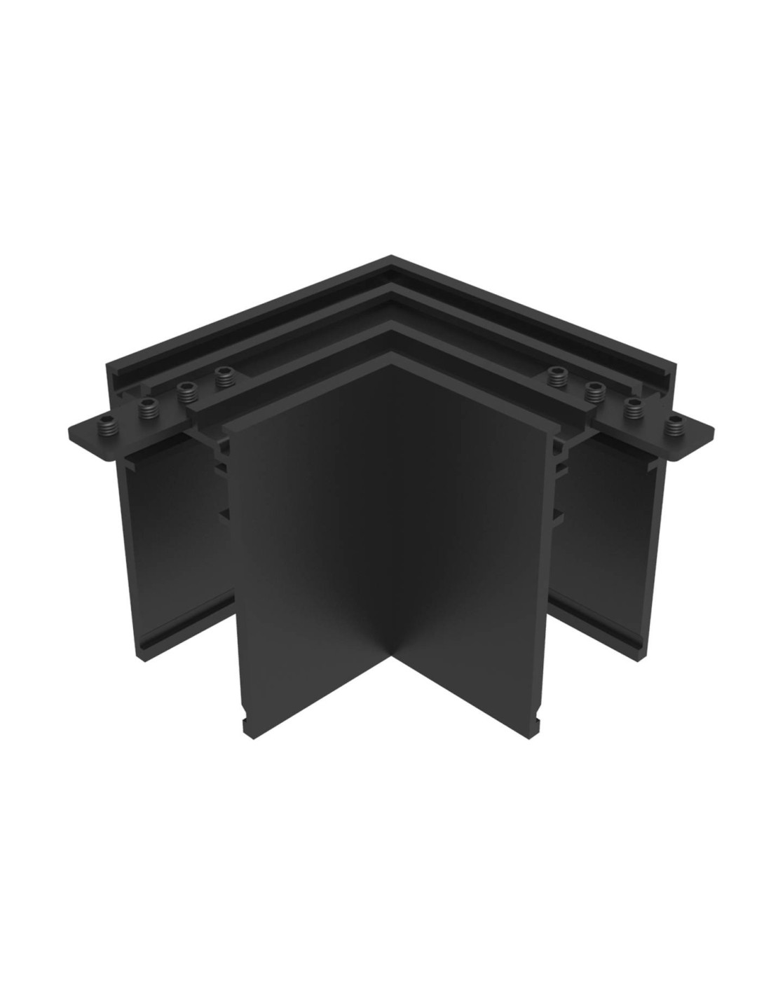 CONNEXION L 90° PLAFOND AVEC TR24805 NOIR MAT