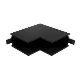 CONNEXION L 90° MUR INT AVEC TR24805 NOIR MAT