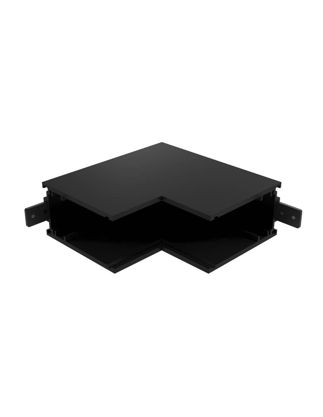 CONNEXION L 90° MUR INT AVEC TR24805 NOIR MAT