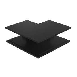 CONNEXION L 90° MUR EXT AVEC TR24805 NOIR MAT