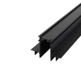 TRACK 48VDC RECESSED L:100cm NOIR MAT