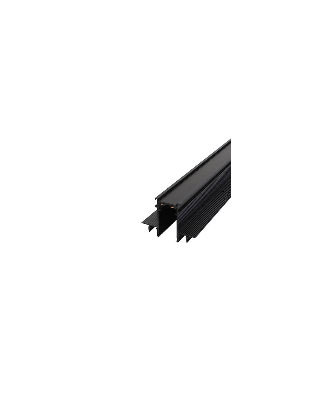TRACK 48VDC RECESSED L:200cm NOIR MAT